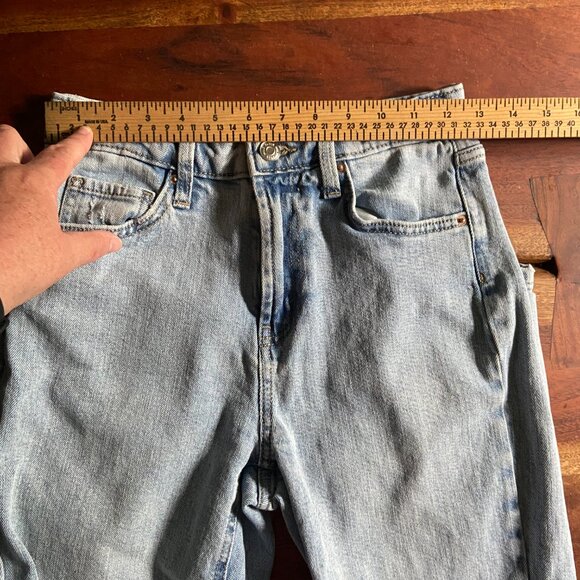 Wild Fable Super High Rise Mom Jean with Ripped Knees Size 0 READ - Picture 7 of 11